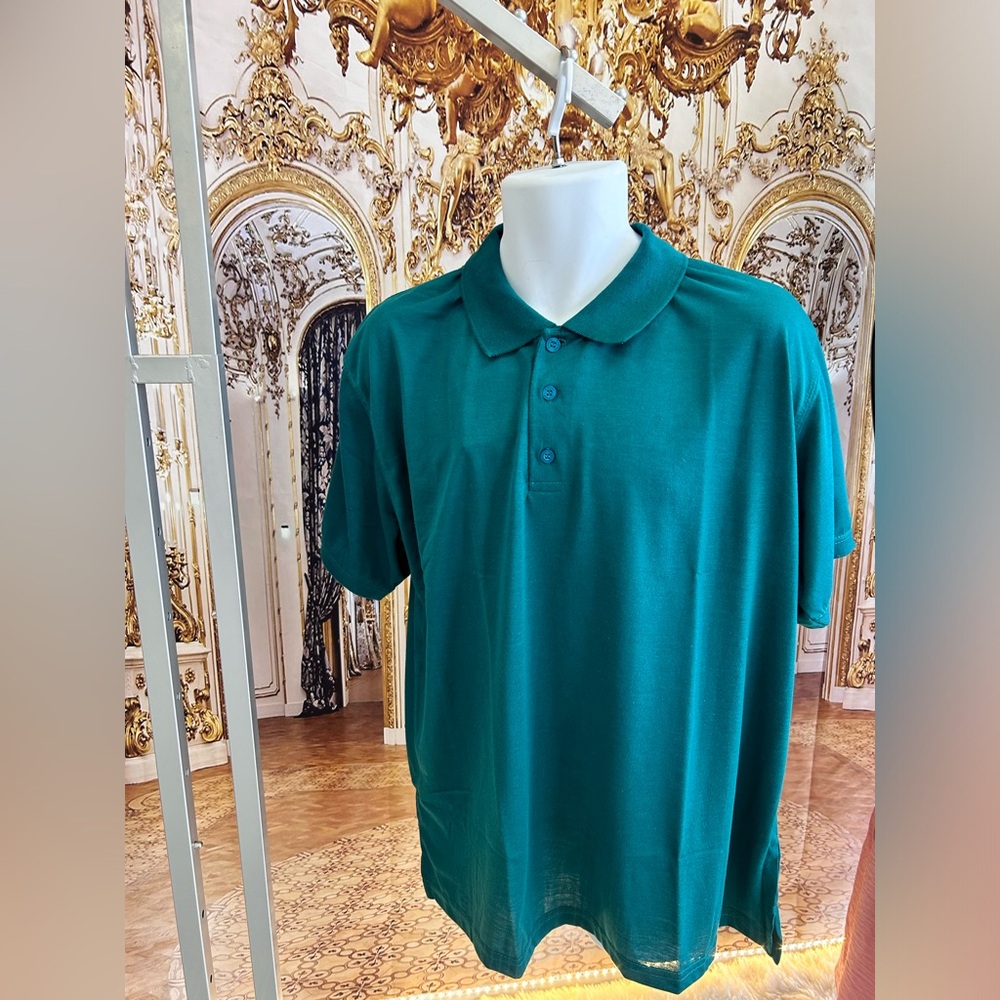 Forest green polo